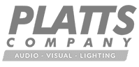 platts company audio visual lighting logo